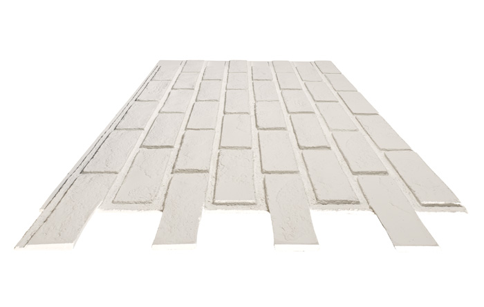 Tumbled Select Brick Interlock - White